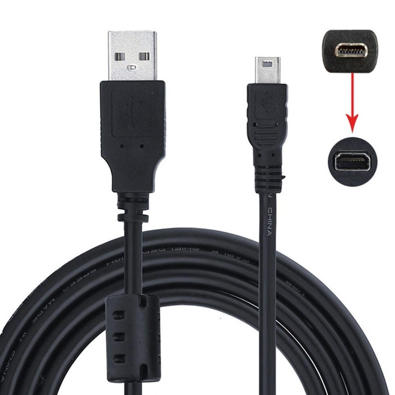 chenyang Nikon UC-E6 USB Cabl, USB 2.0 to Mini 8Pin Charging Data Transfer Cable for COOLPIX D5200 D3200 D7200 S2500 S2600 - Image 1